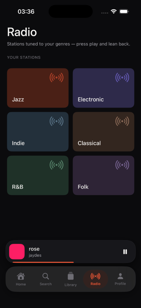Radio Screen